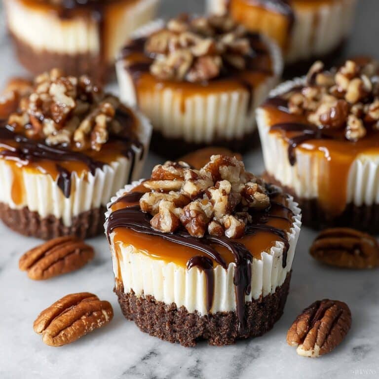 Mini Turtle Cheesecakes Recipe