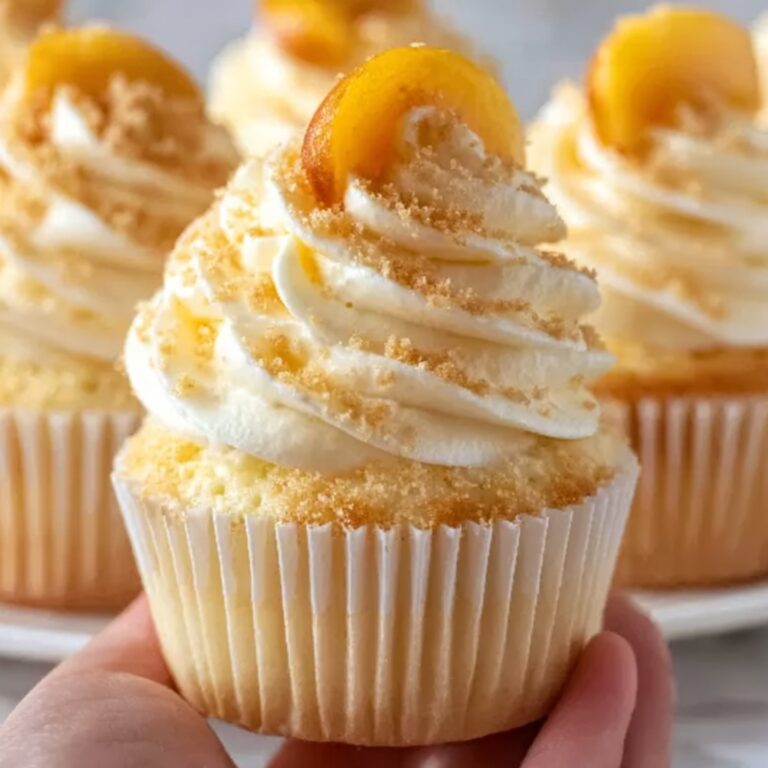 Honey Peach Cream Cheese Cupcakes Recipe