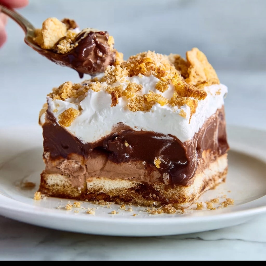 Decadent Peanut Butter Crunch Lasagna Recipe