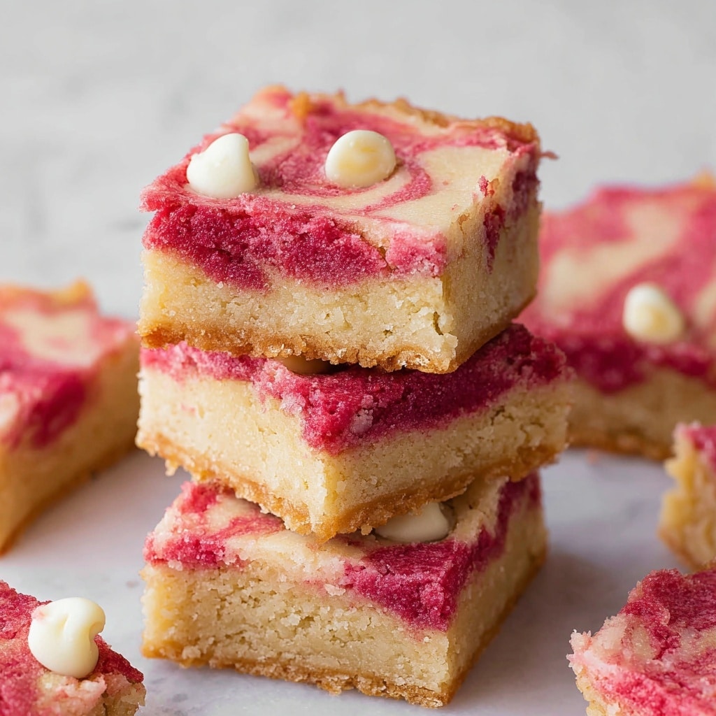 Gooey Strawberry Cake Mix Brownies Recipe