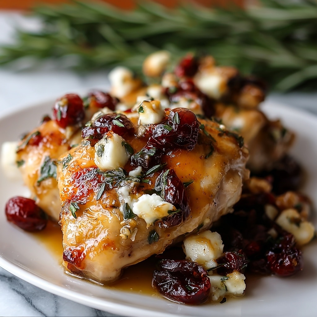 Cranberry and Brie Stuffed Chicken Recipe