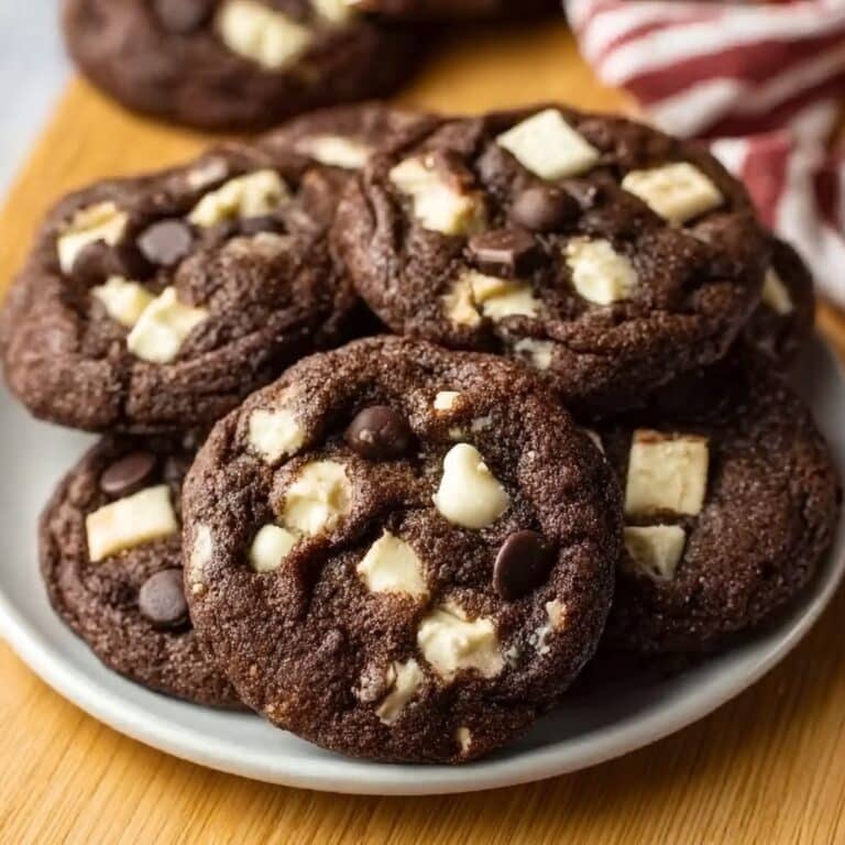 Black and White Chocolate Chip Cookies Recipe
