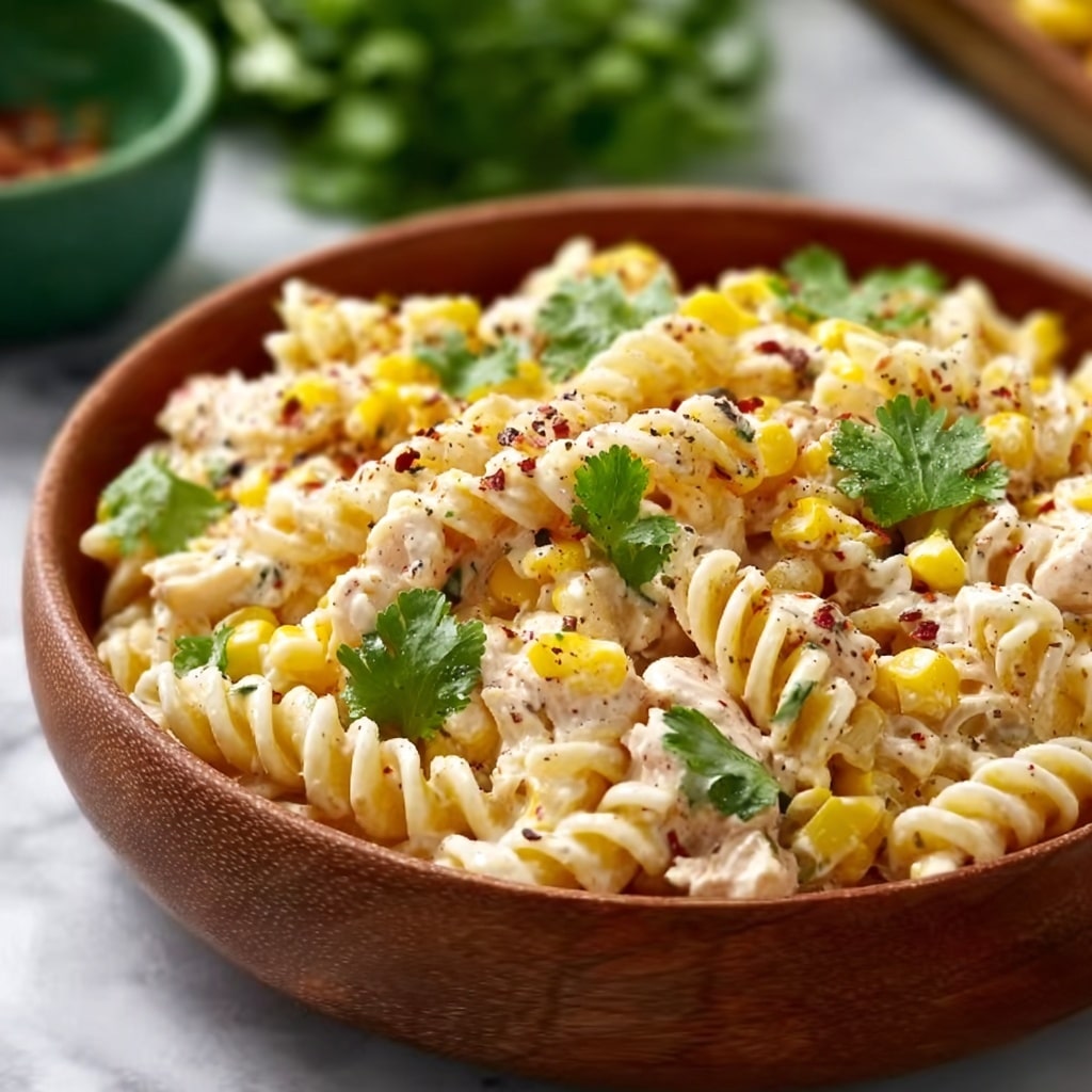 Mexican Street Corn Pasta Salad Recipe