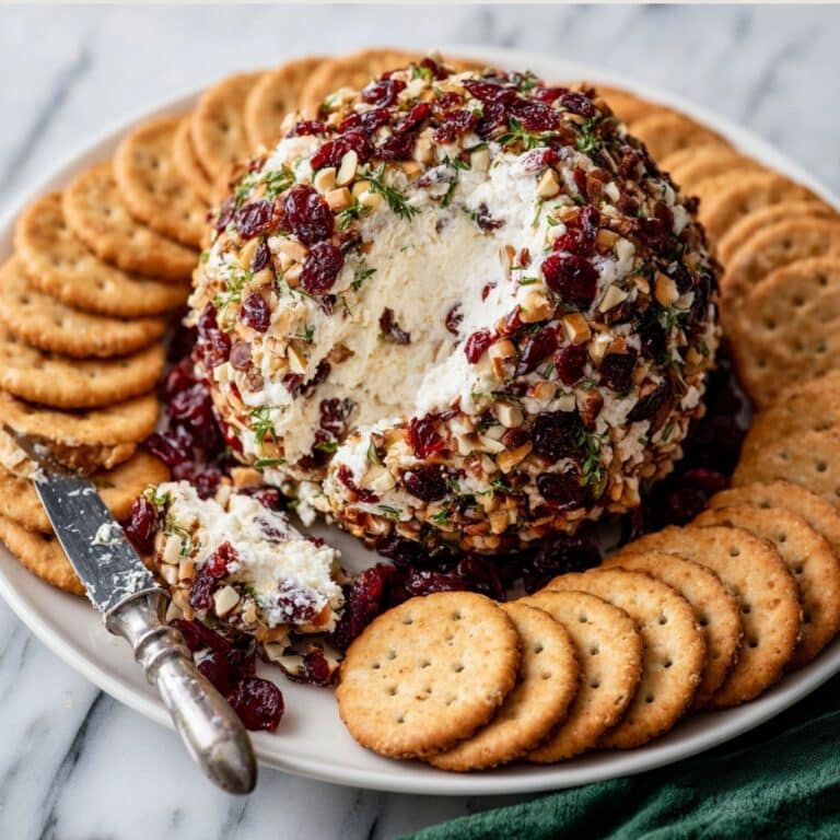 Cranberry Pecan Cheese Log Recipe