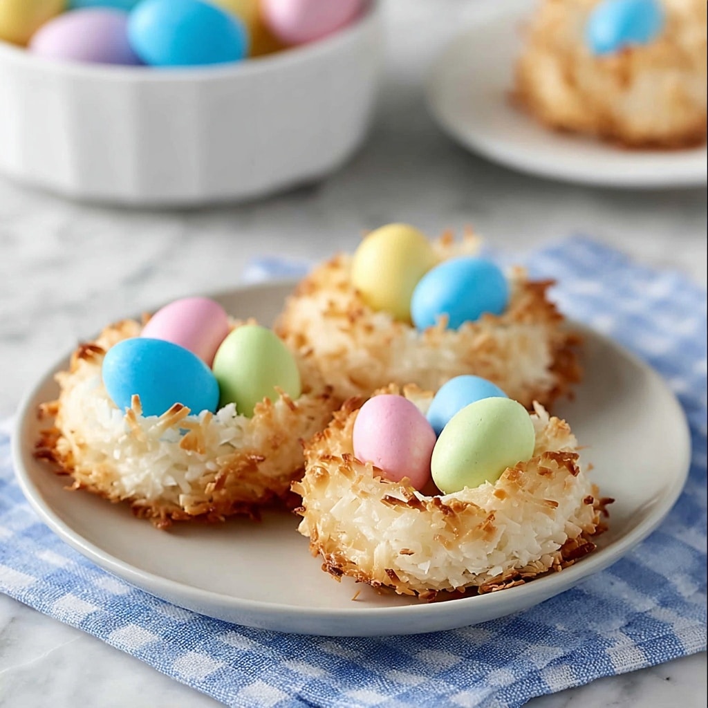 Coconut Macaroons Easter Birds Nests Recipe