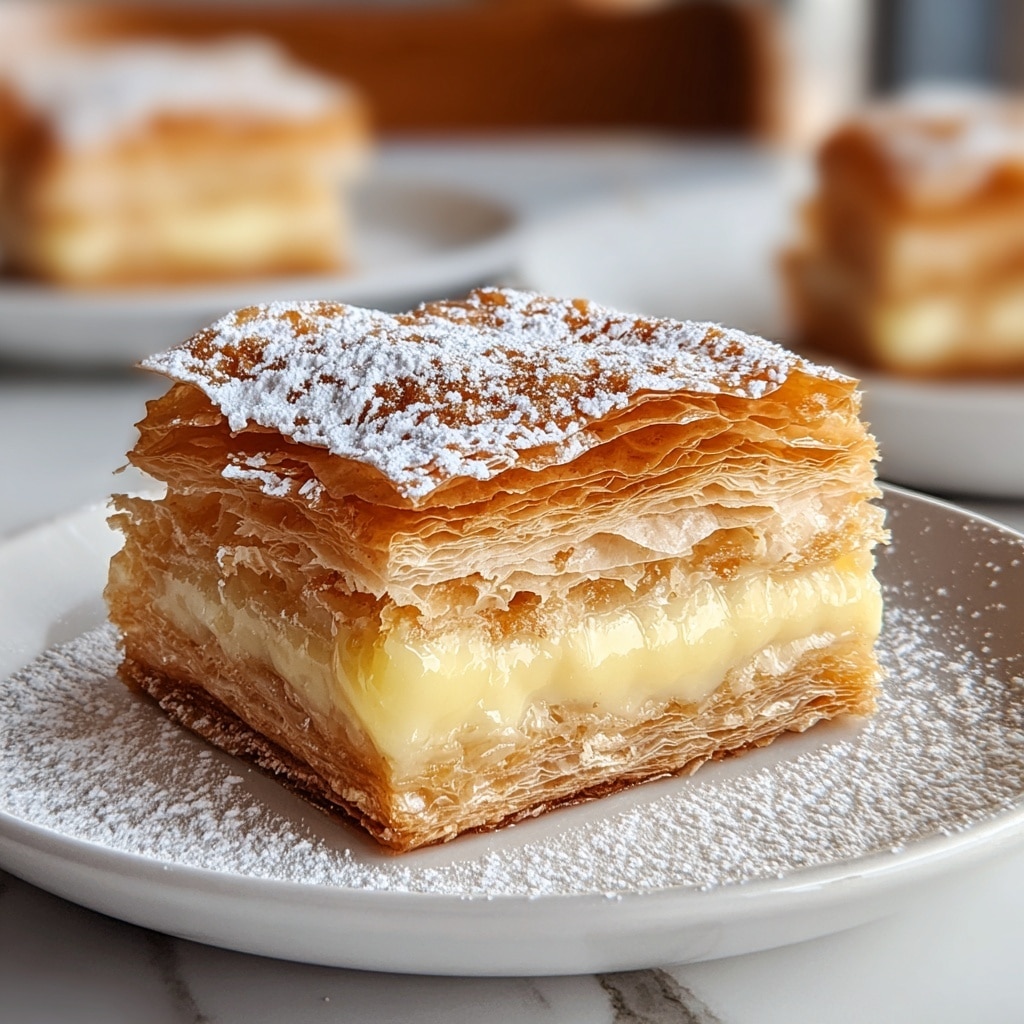 Bougatsa: Greek Custard Pastry with Phyllo and Semolina Recipe