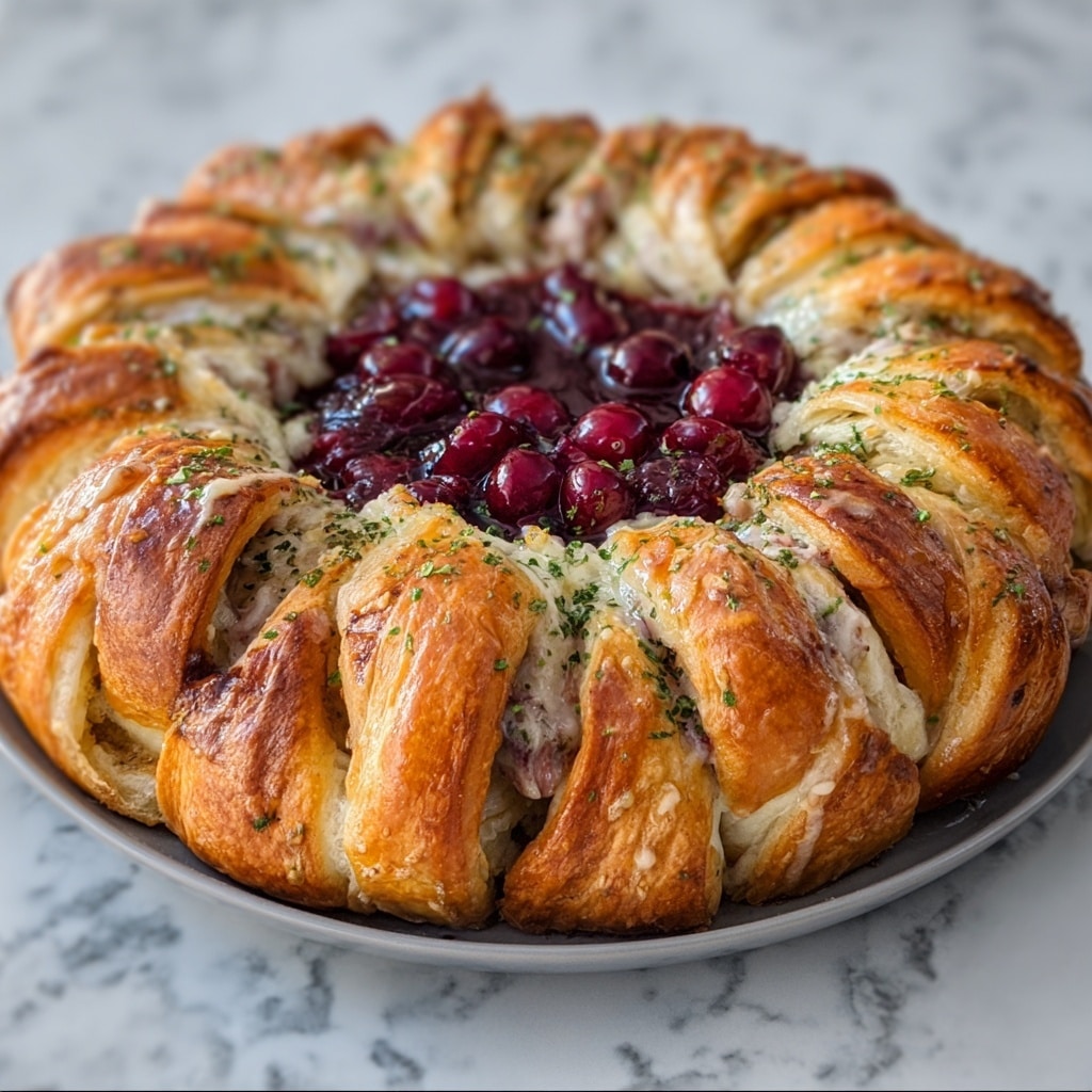 Turkey and Cranberry Crescent Ring Recipe