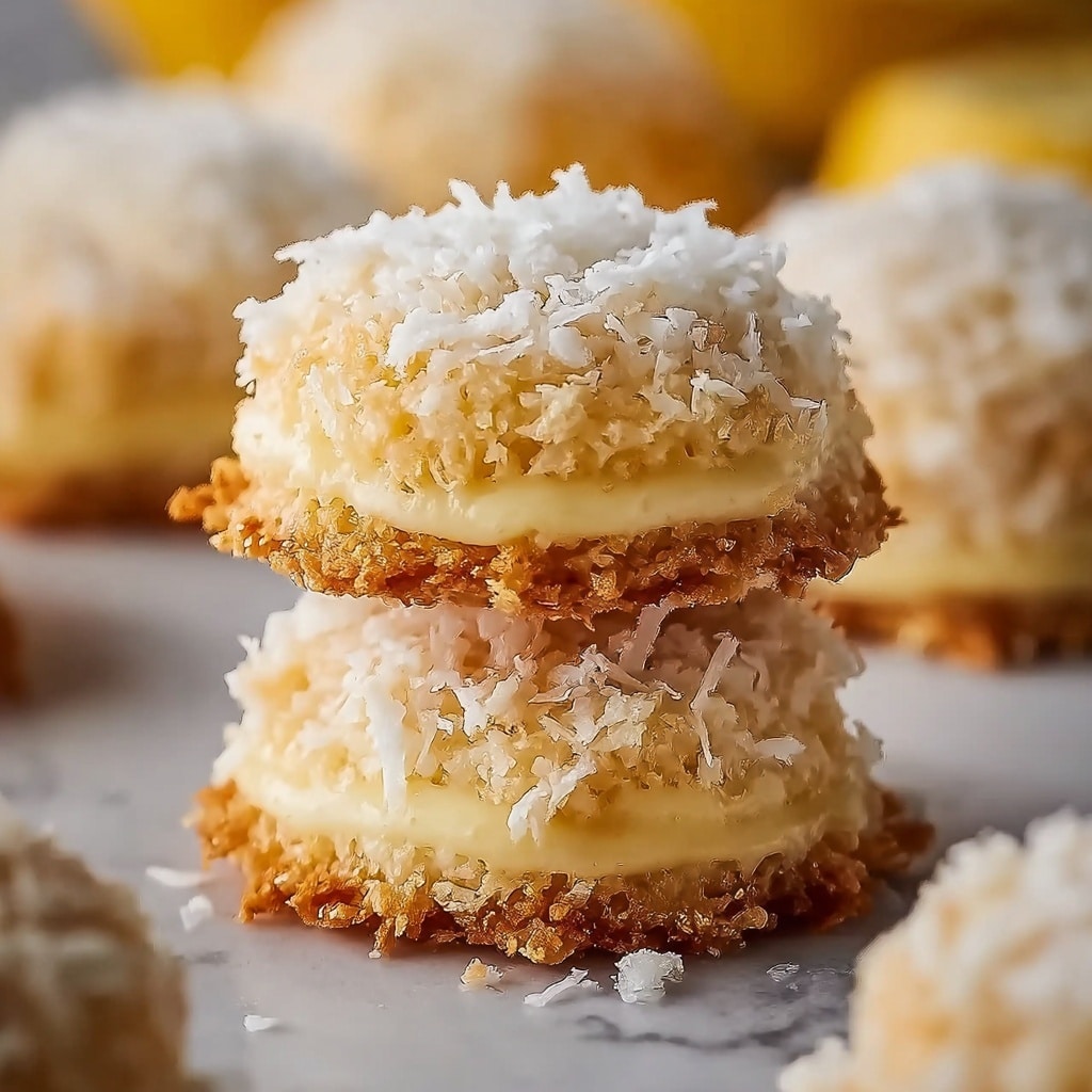 Lemon Coconut Cheesecake Cookies Recipe