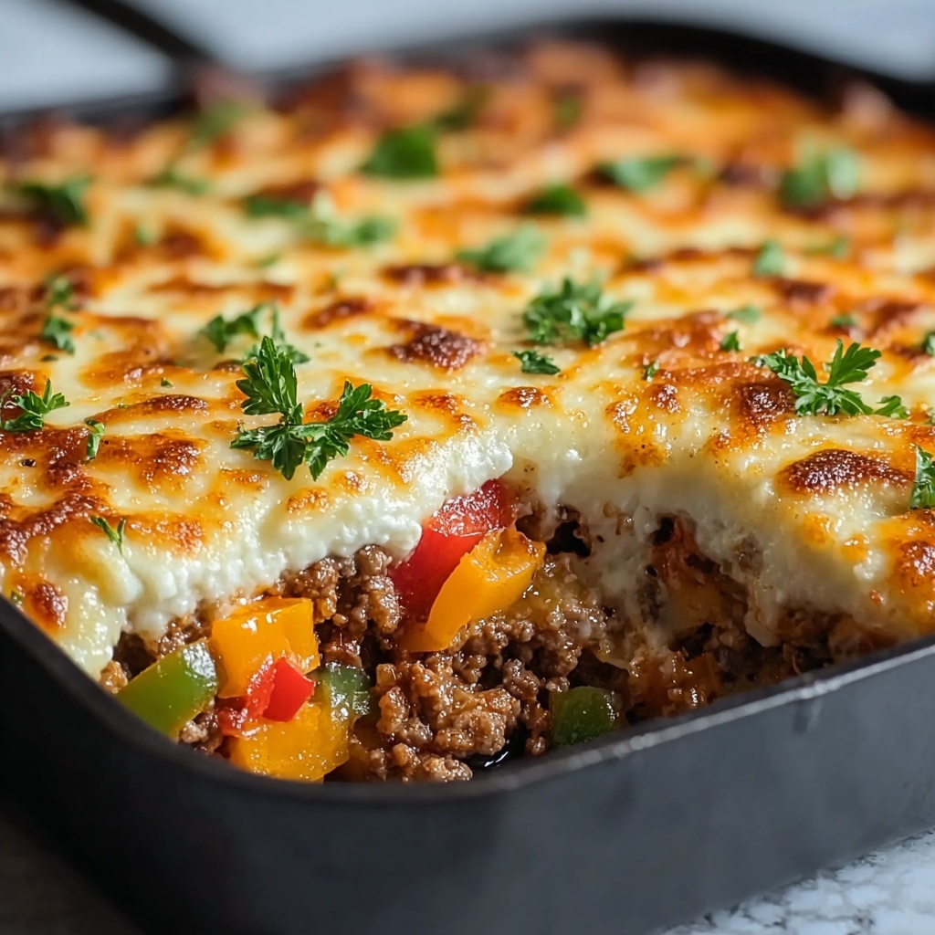 Easy Stuffed Pepper Casserole Recipe 5 Easy Stuffed Pepper Casserole Recipe - Recipe Image