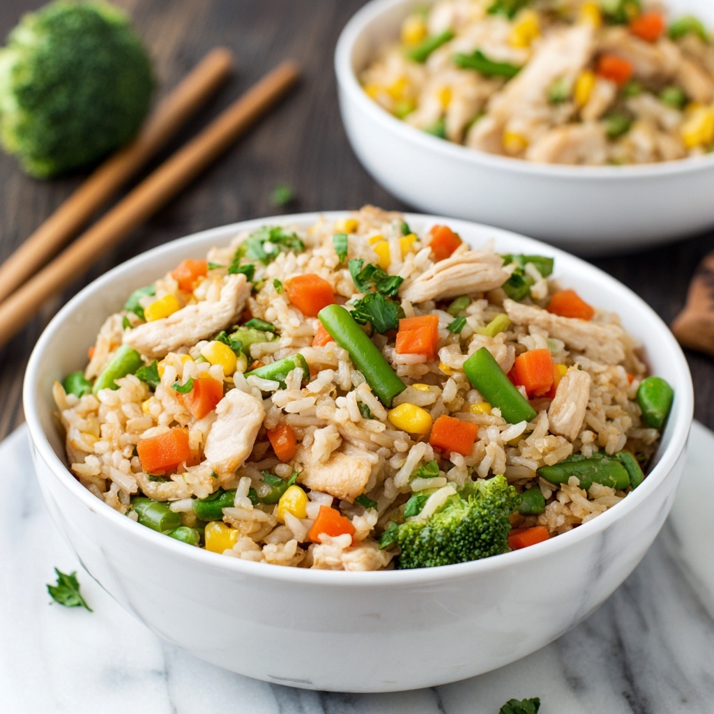 Chicken and Vegetable Fried Rice Recipe 5 Chicken and Vegetable Fried Rice Recipe - Recipe Image