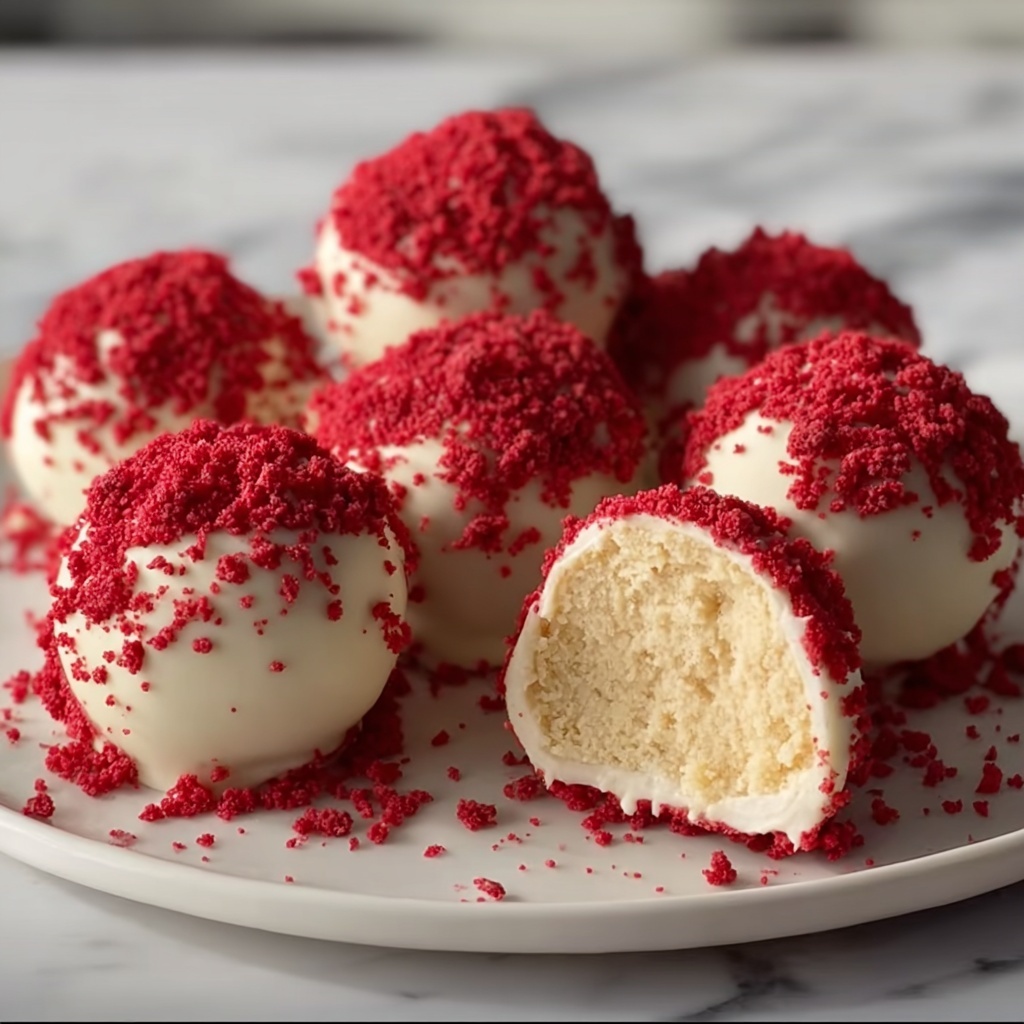 Red Velvet Cheesecake Balls Recipe 5 Red Velvet Cheesecake Balls Recipe - Recipe Image