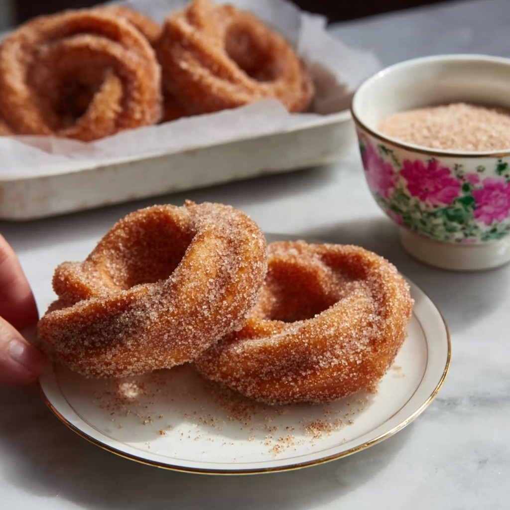 Cinnamon Sugar Twist Doughnuts Recipe 6 Cinnamon Sugar Twist Doughnuts Recipe - Recipe Image