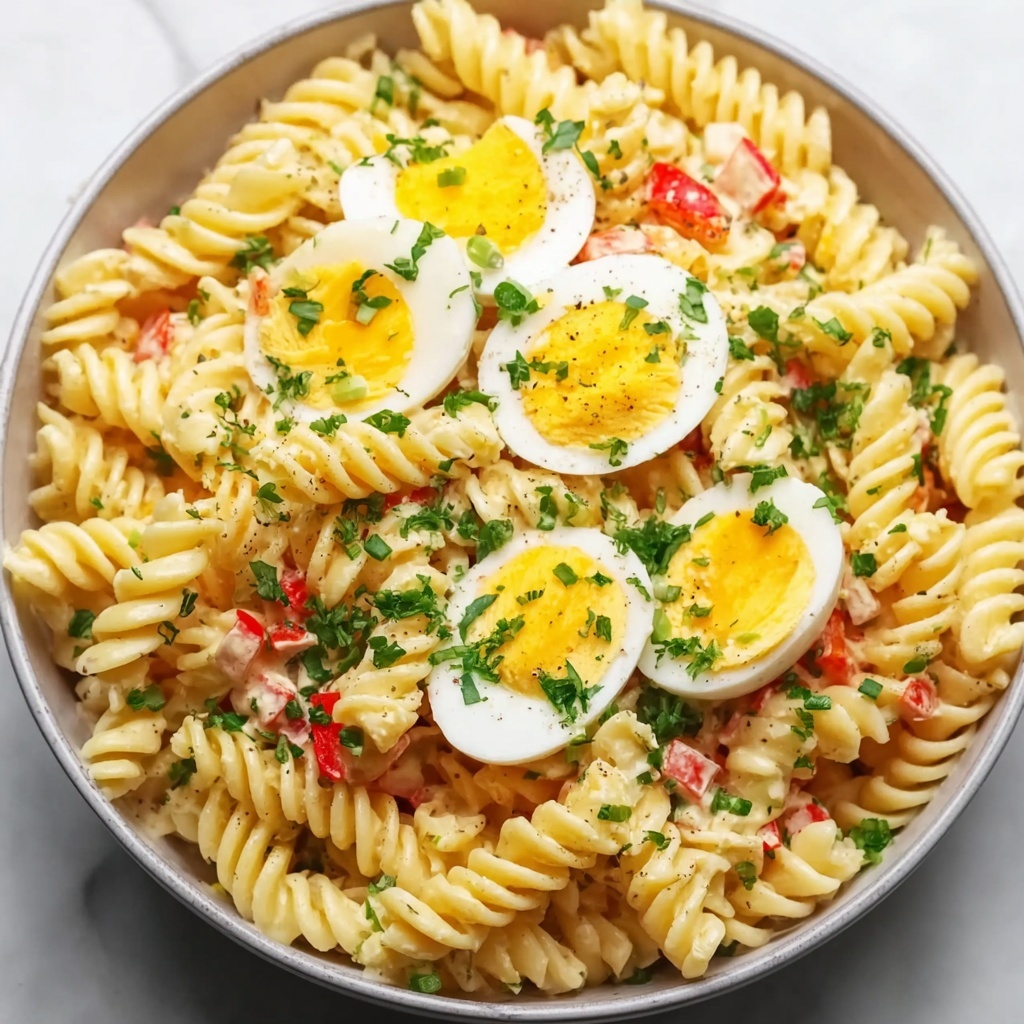 Deviled Egg Pasta Salad Recipe 6 Deviled Egg Pasta Salad Recipe - Recipe Image