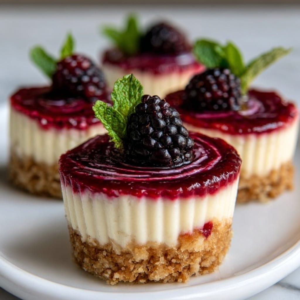 Berry Swirl Cheesecake Bites Recipe