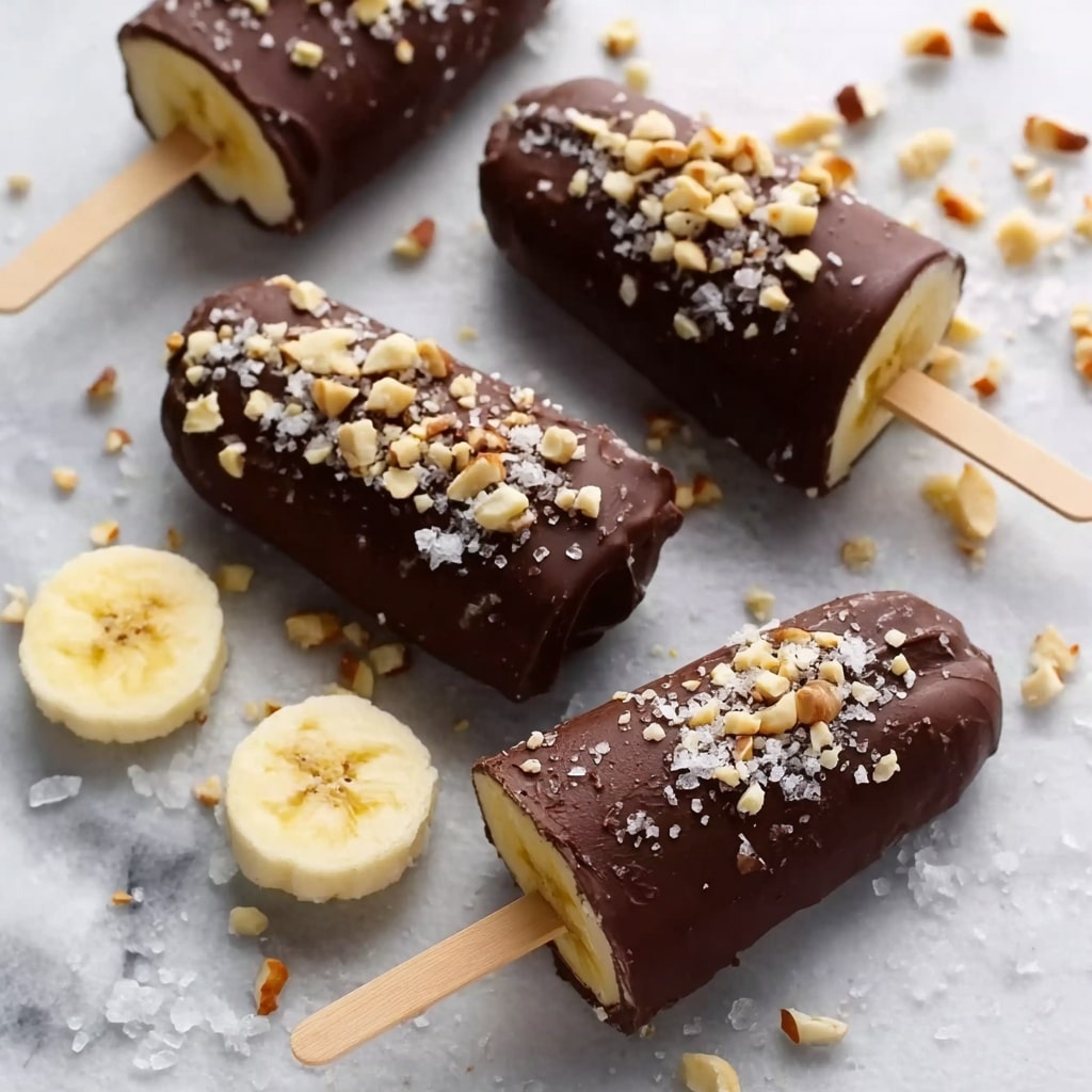 Frozen Chocolate-Covered Bananas Recipe 6 Frozen Chocolate-Covered Bananas Recipe - Recipe Image