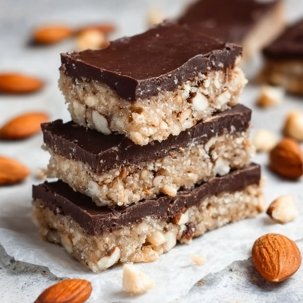 Peanut Buttery Chocolate Protein Bars Recipe 6 Peanut Buttery Chocolate Protein Bars Recipe - Recipe Image