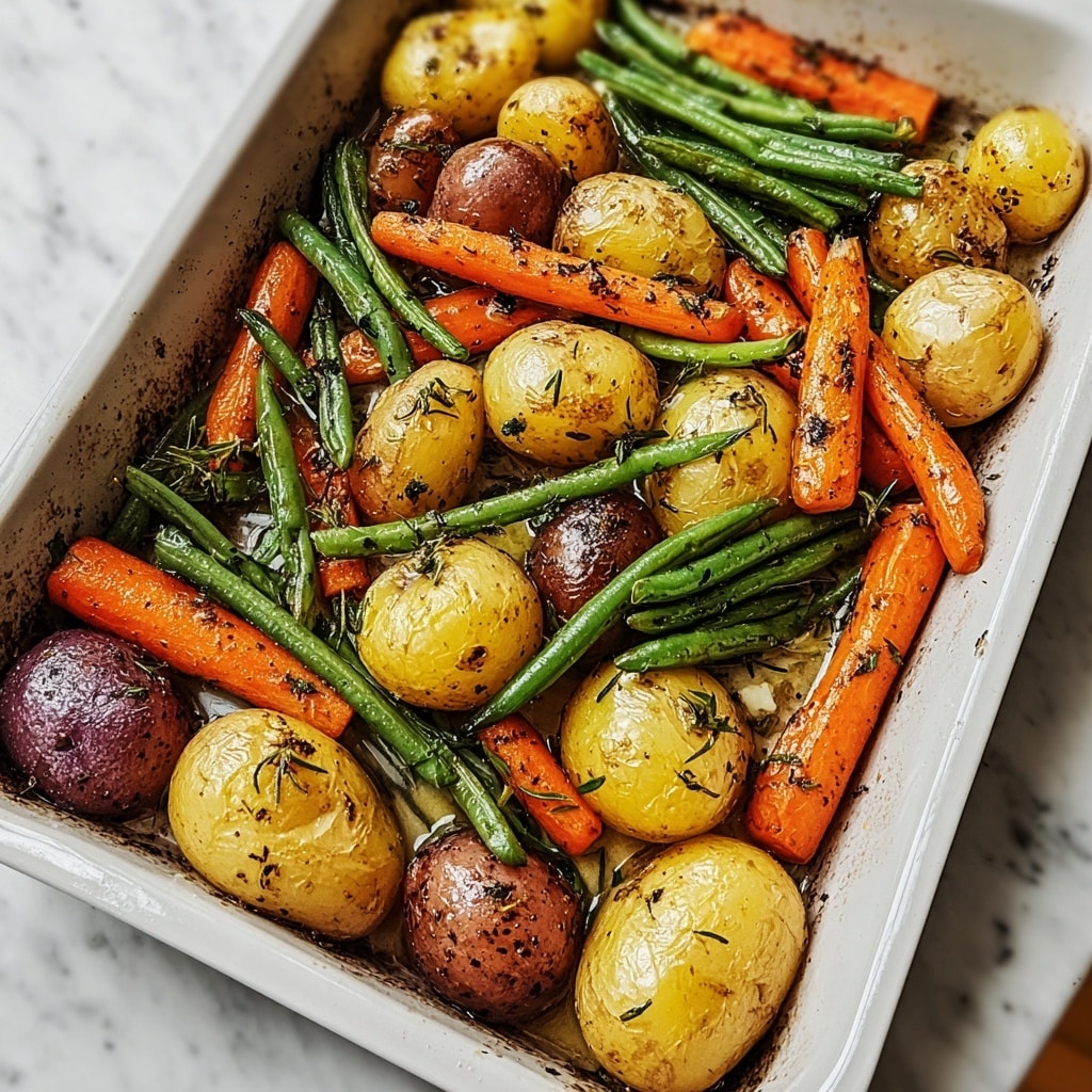 Garlic Herb Roasted Veggies Recipe