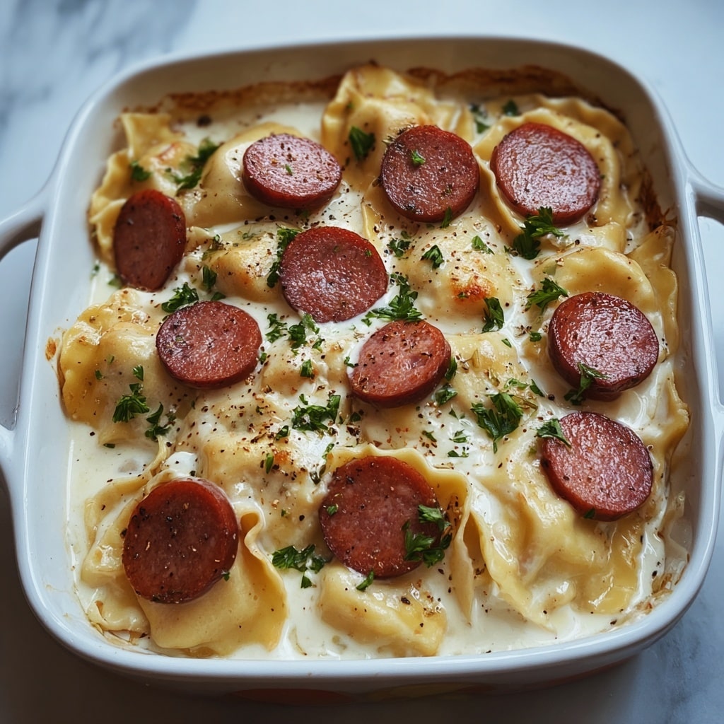 Crockpot Pierogi Casserole with Kielbasa Recipe 5 Crockpot Pierogi Casserole with Kielbasa Recipe - Recipe Image
