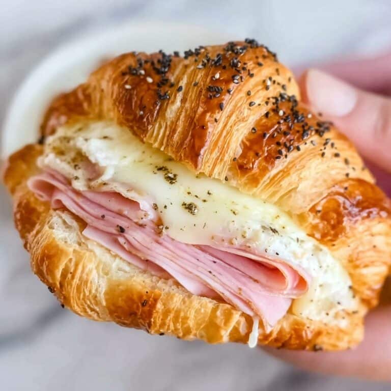 Savory Ham and Cheese Croissant Delights Recipe