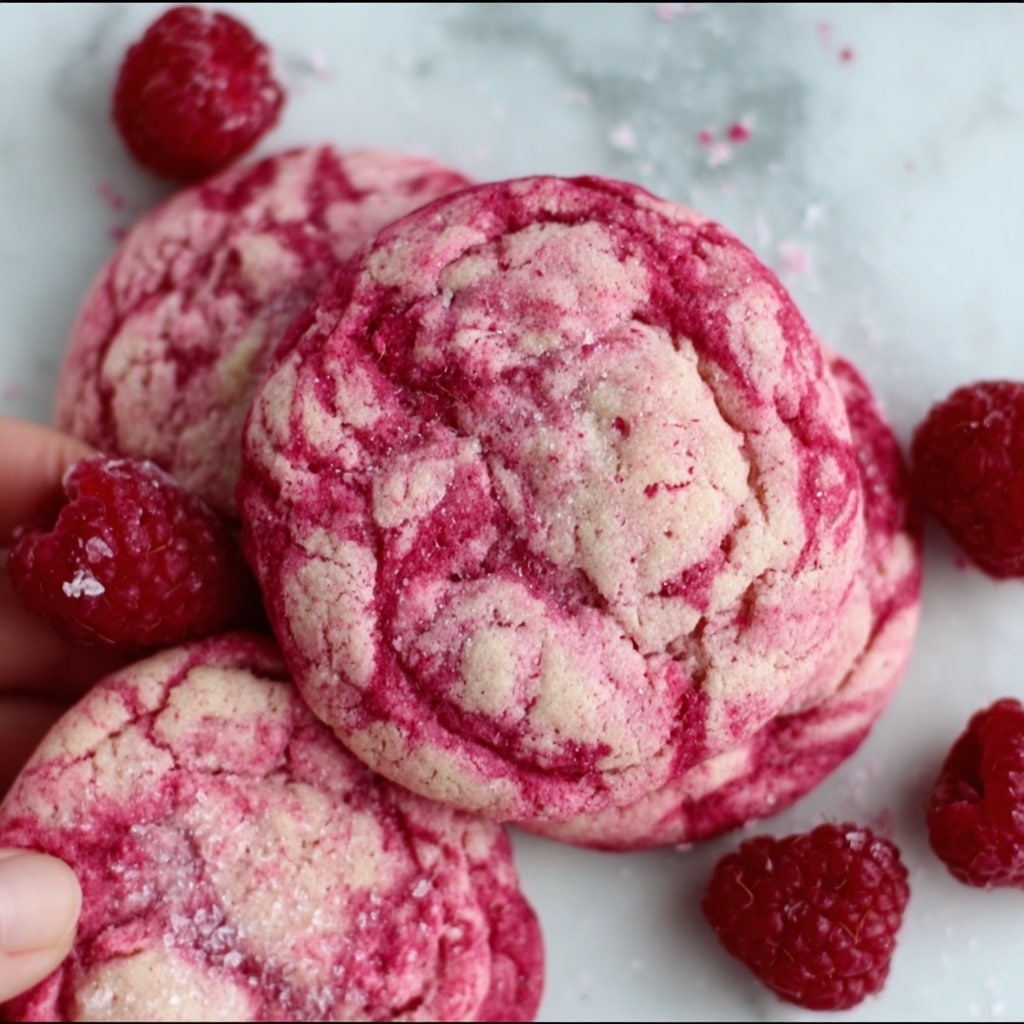 Soft and Chewy Raspberry Sugar Cookies Recipe