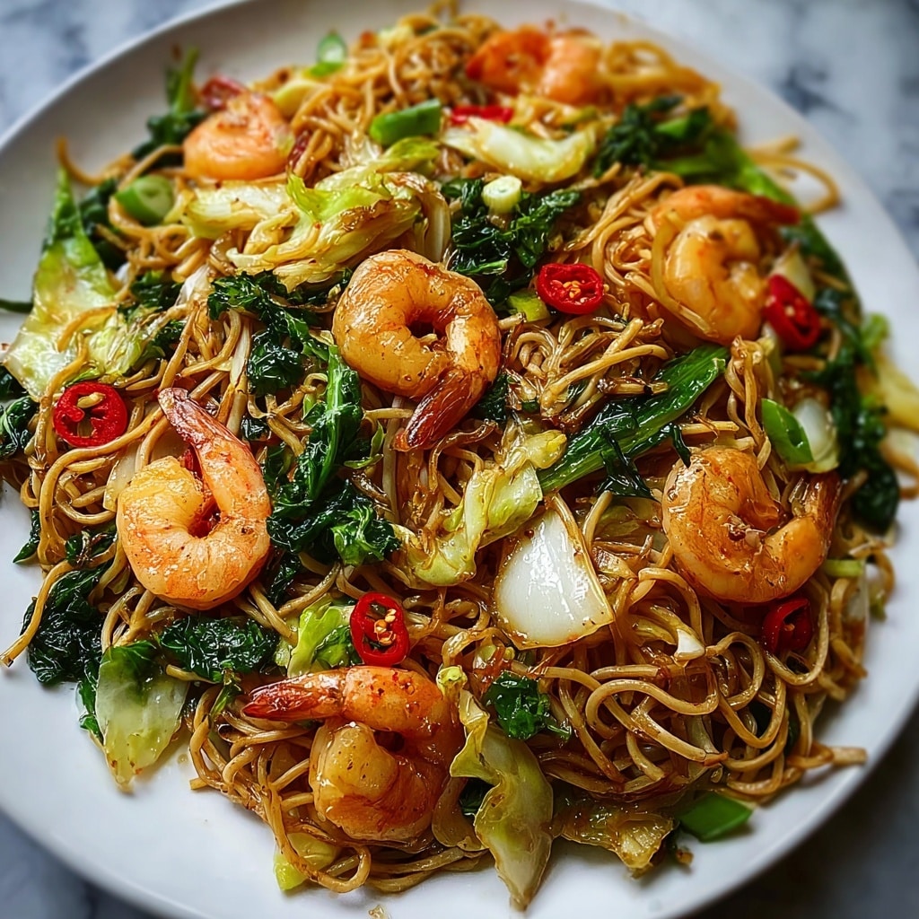 Shrimp Stir Fry with Noodles Recipe