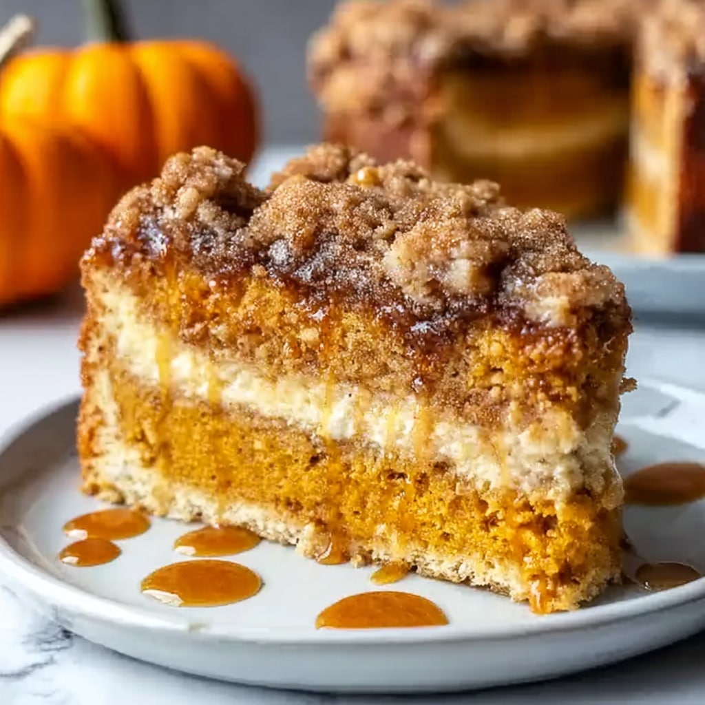 Pumpkin Coffee Cake with Streusel Topping Recipe - Recipe Image