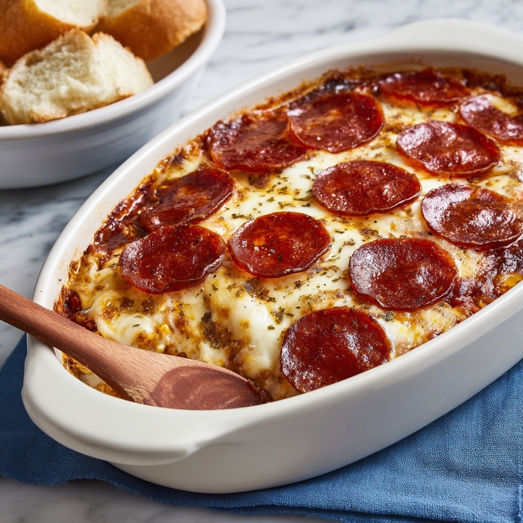 Pepperoni Pizza Dip Recipe - Recipe Image