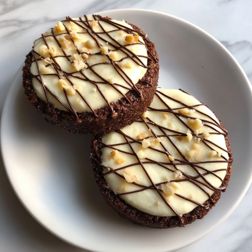 German Chocolate Cookies with Coconut Pecan Frosting Recipe - Recipe Image