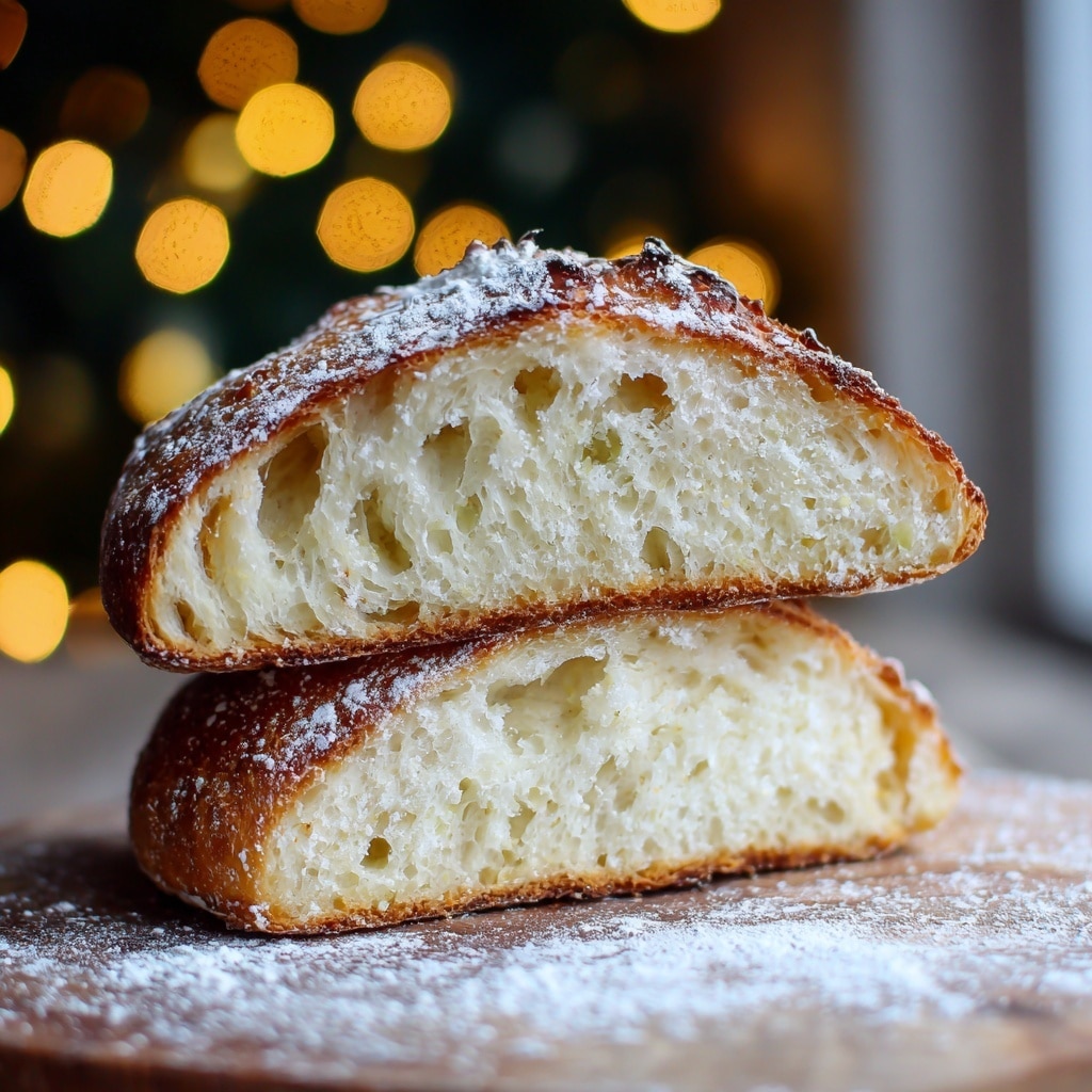 Homemade Italian Ciabatta Bread Recipe - Recipe Image