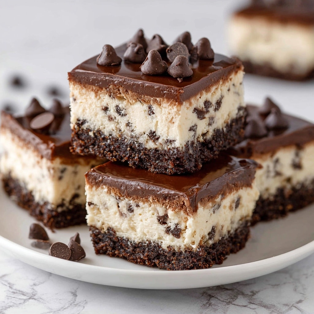 Chocolate Chip Cheesecake Bars Recipe - Recipe Image