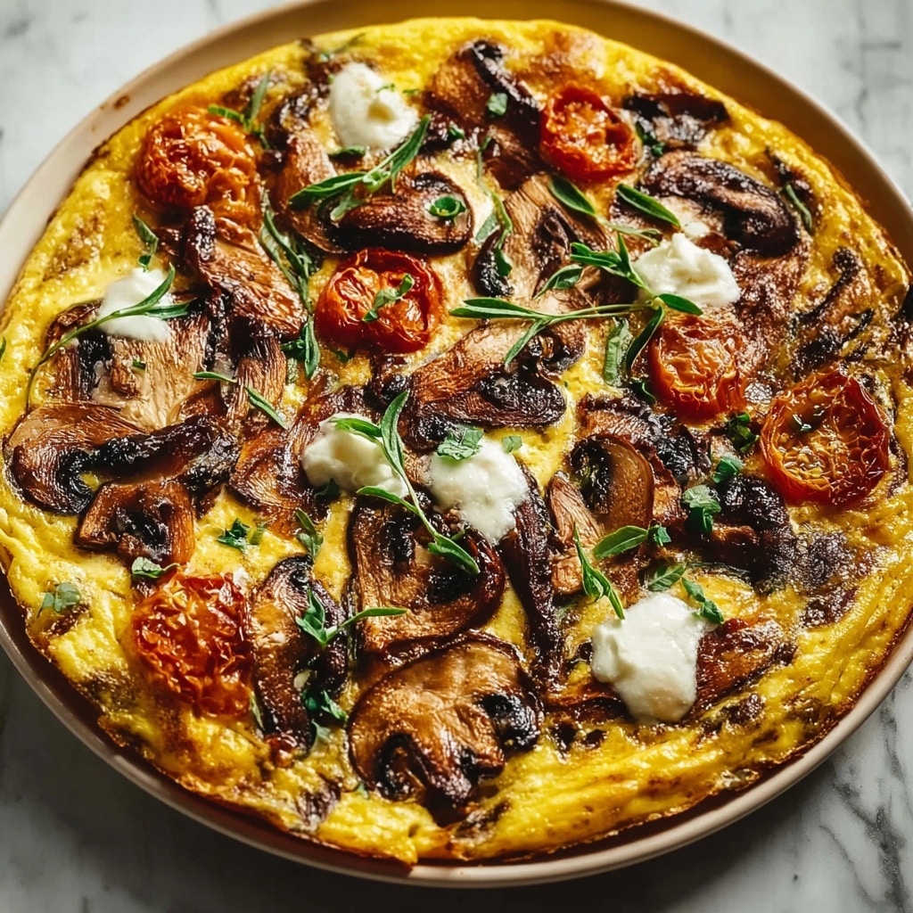 Mushroom Frittata Recipe - Recipe Image