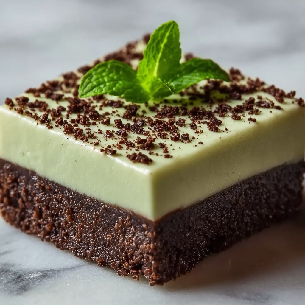 No-Bake Minted Earl Grey Slice Recipe - Recipe Image