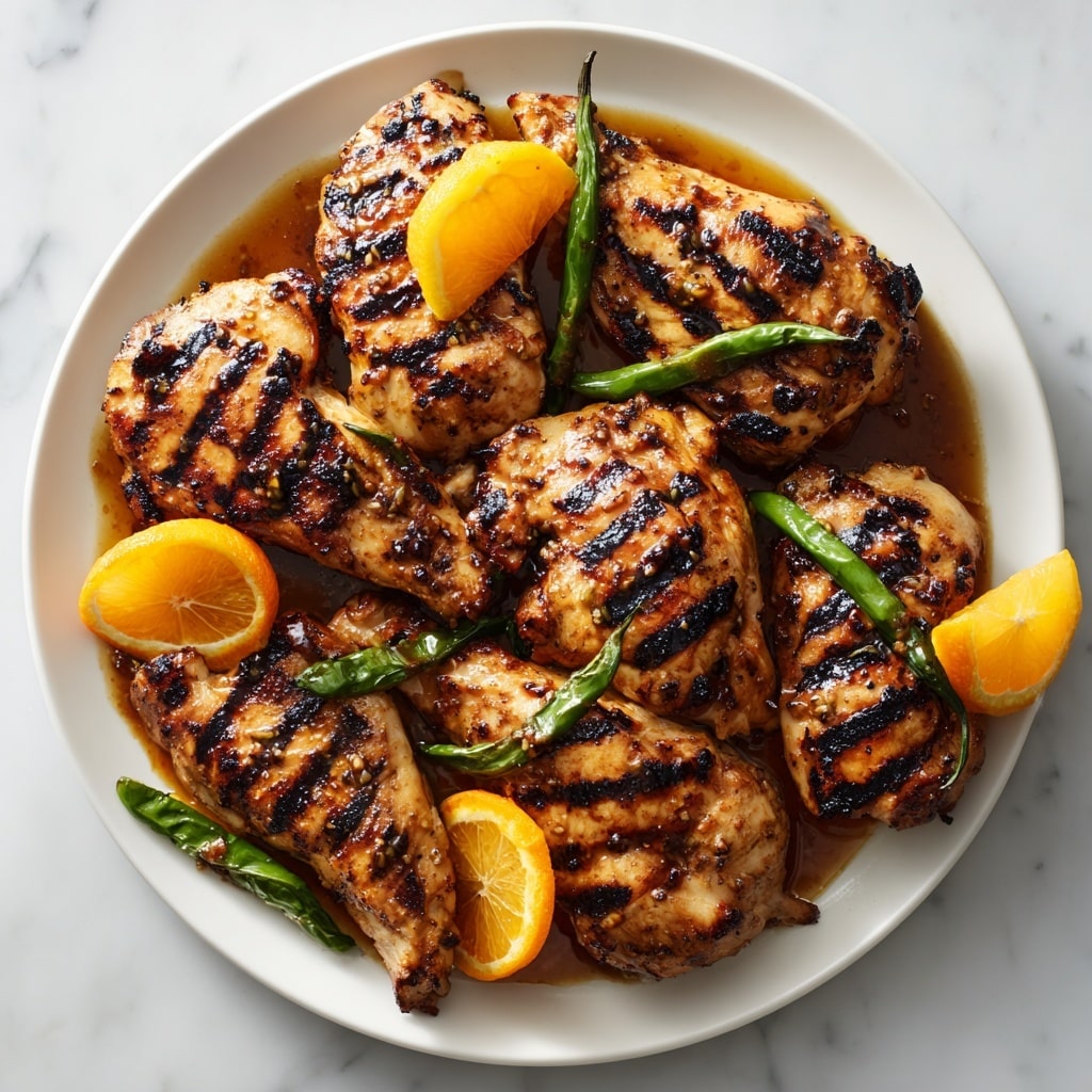 Blackened Chicken with Caramel Clementine Dressing Recipe - Recipe Image