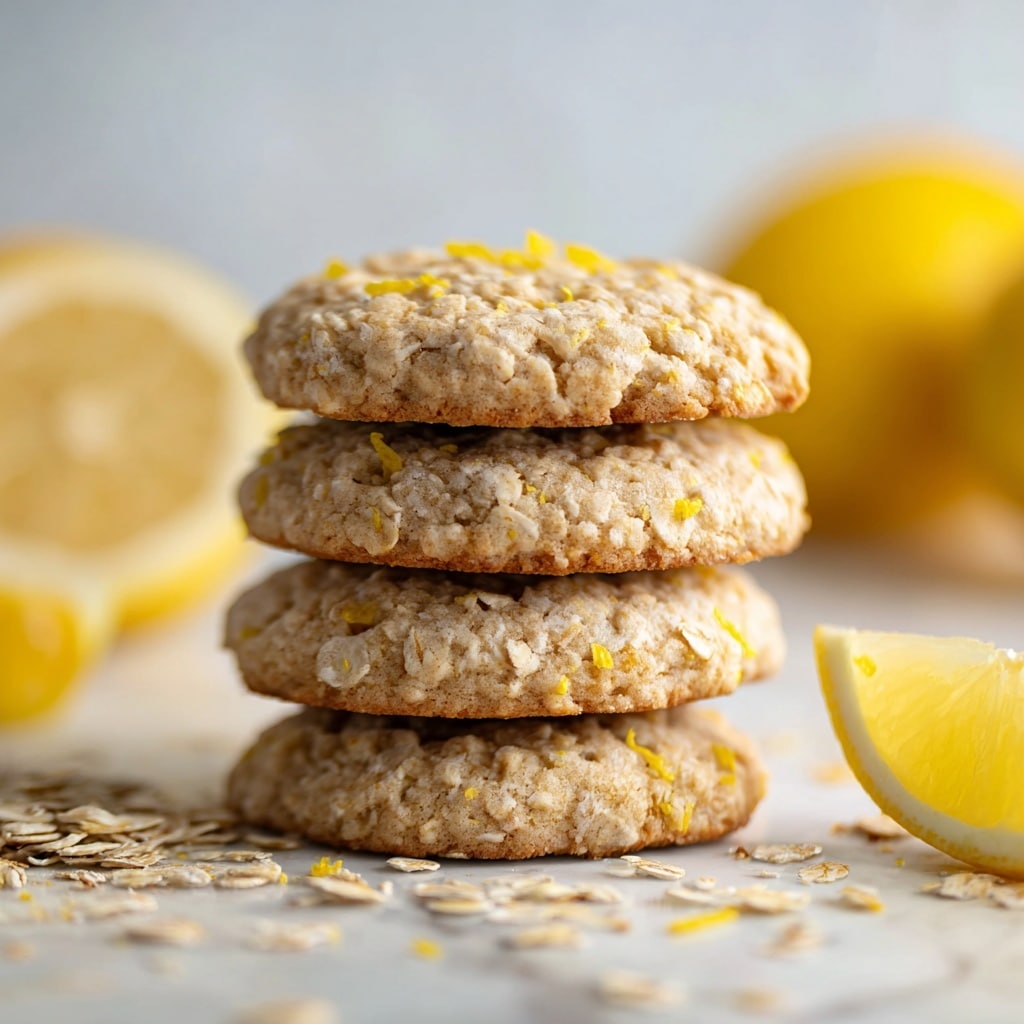 Lemon Oatmeal No-Bake Cookies Recipe - Recipe Image