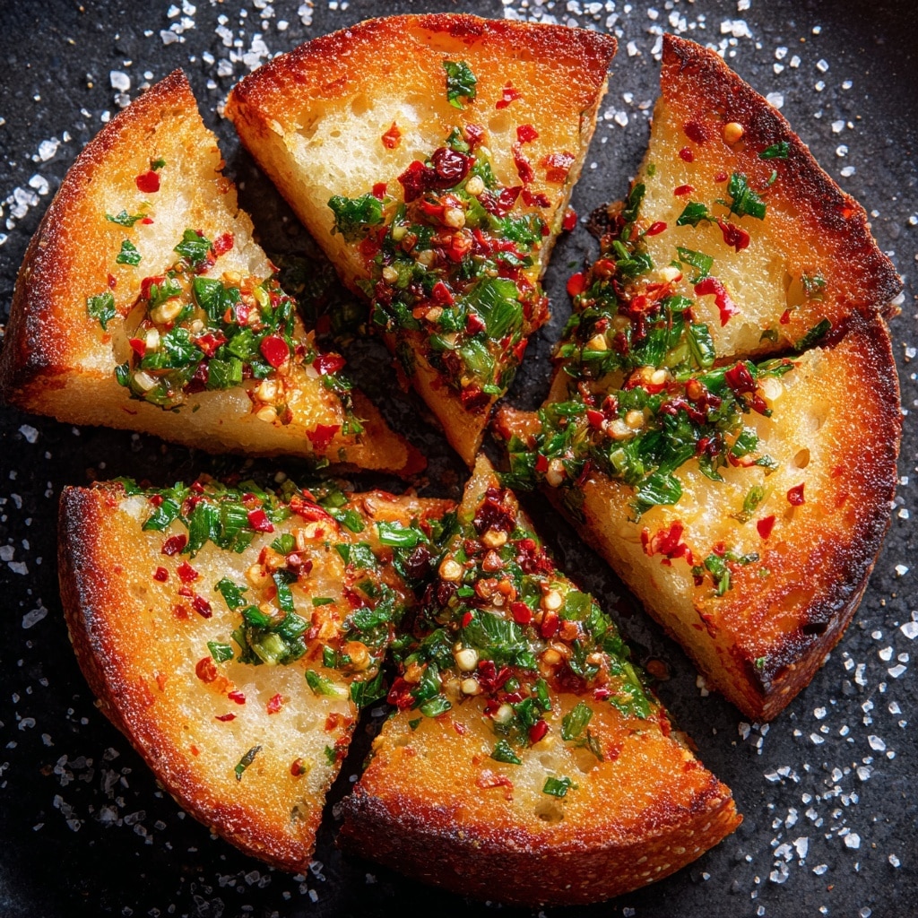 Chimichurri Garlic Bread Recipe - Recipe Image