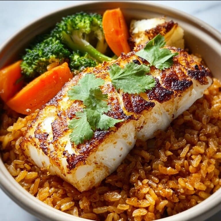 Baked Fish Rice Recipe