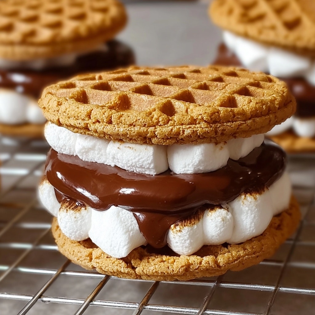 Peanut Butter S'mores Sandwich Cookies Recipe - Recipe Image