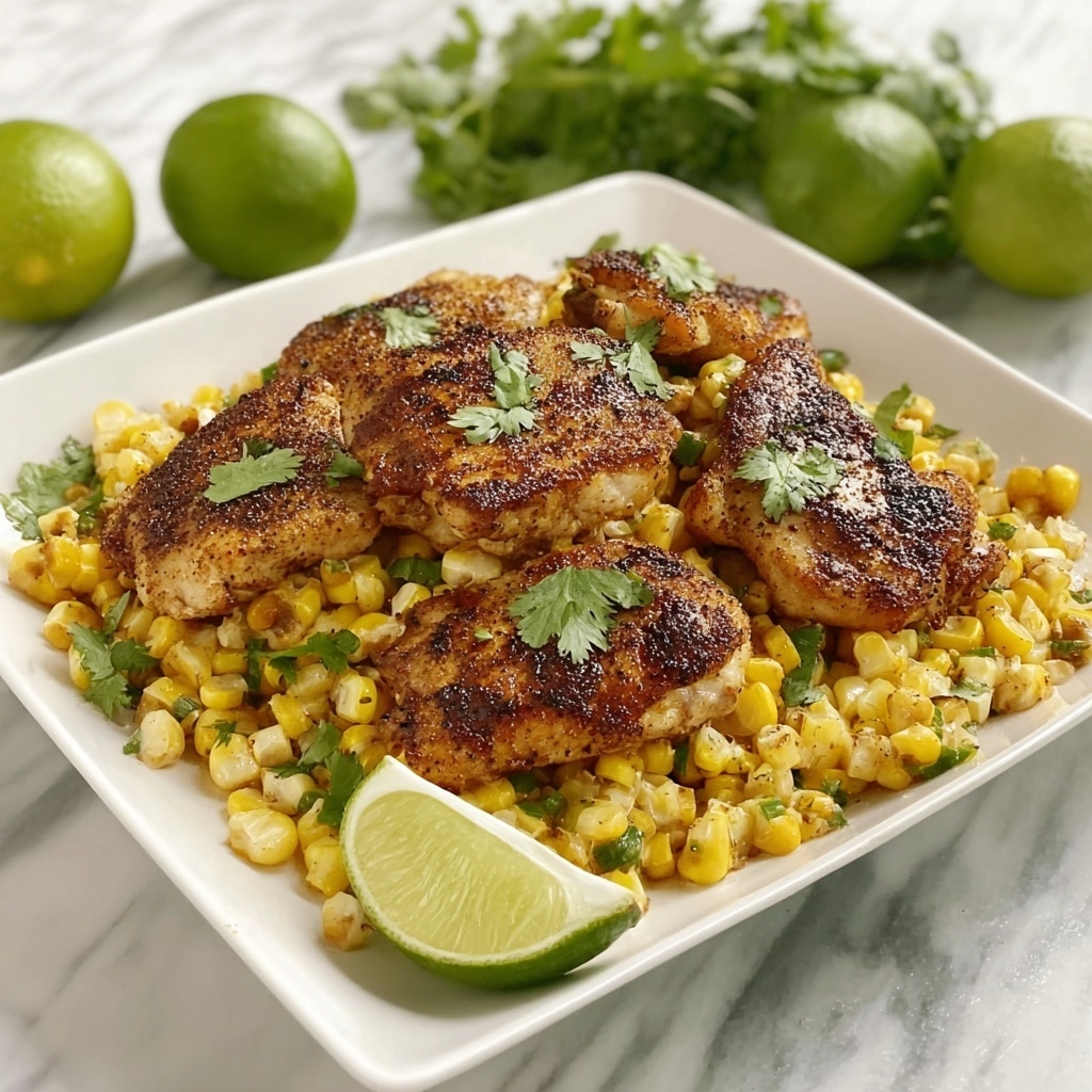 Cilantro-Lime Chicken with Fresh Corn Salsa Recipe - Recipe Image