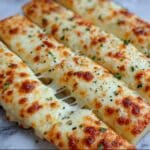 Homemade Cheesy Garlic Breadsticks Recipe