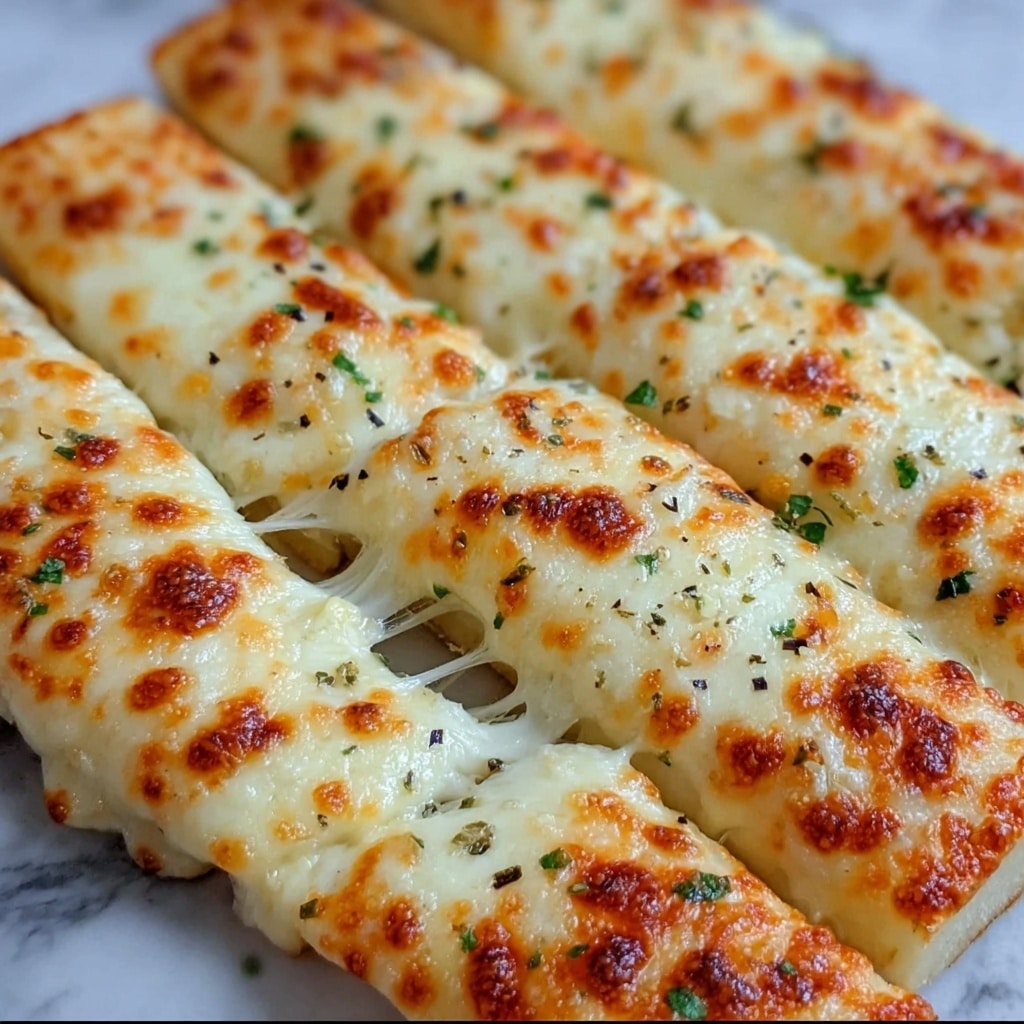 Homemade Cheesy Garlic Breadsticks Recipe