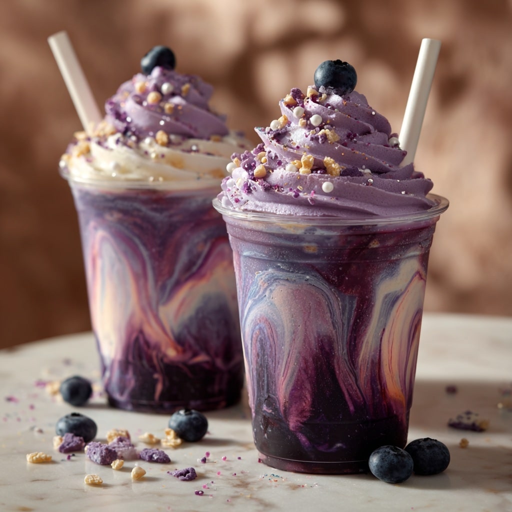 Blueberry Cheesecake Frappuccino Recipe - Recipe Image
