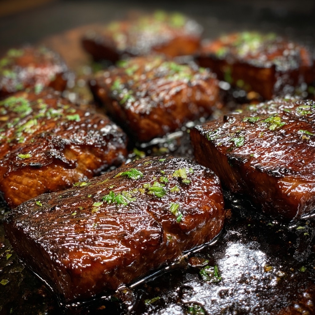 Cajun Garlic Butter Steak Bites Recipe - Recipe Image
