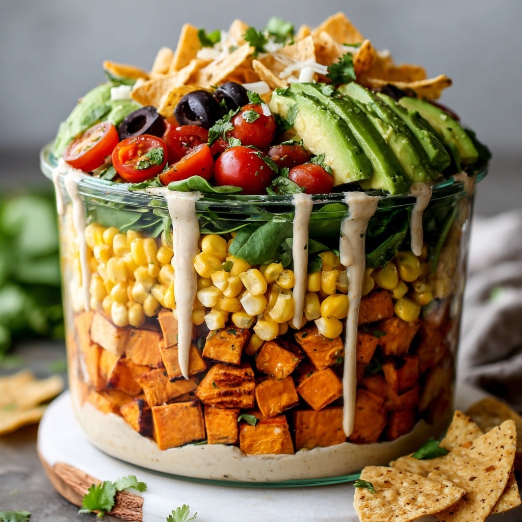 Layered Mexican Salad Recipe - Recipe Image