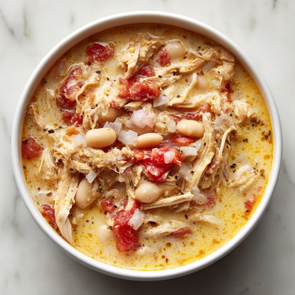 Queso Chicken Chili – Creamy & Cheesy Recipe - Recipe Image