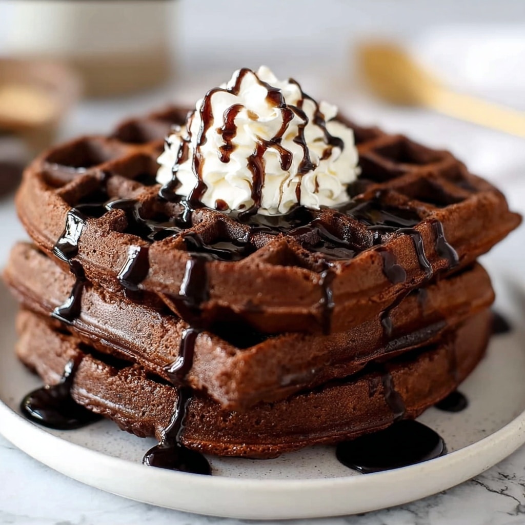 Brownie Waffles: A Guilt-Free, Low-Carb Chocolate Breakfast Recipe - Recipe Image