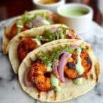 Spicy Shrimp Tacos with Avocado Crema Recipe