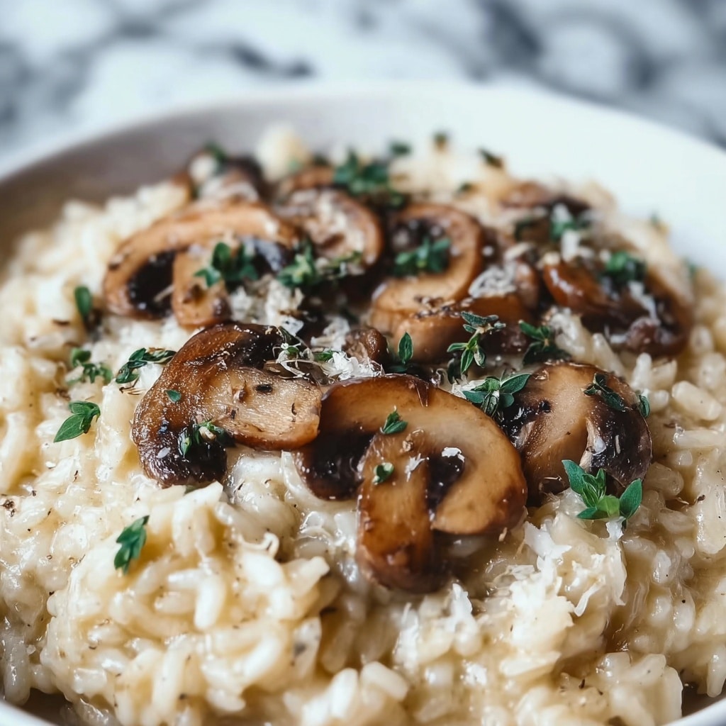Creamy Mushroom Rice Recipe - Recipe Image