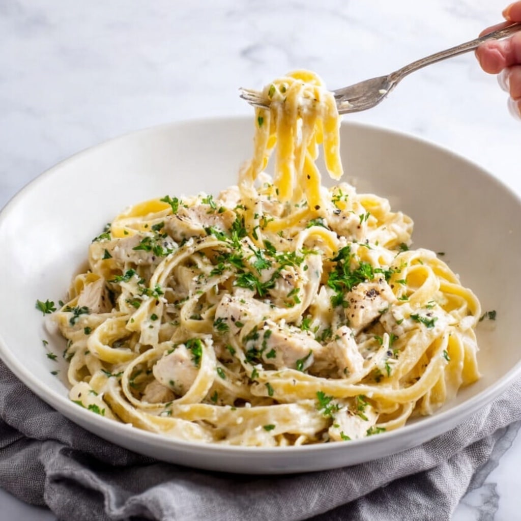 Creamy Chicken Broccoli Alfredo Recipe - Recipe Image