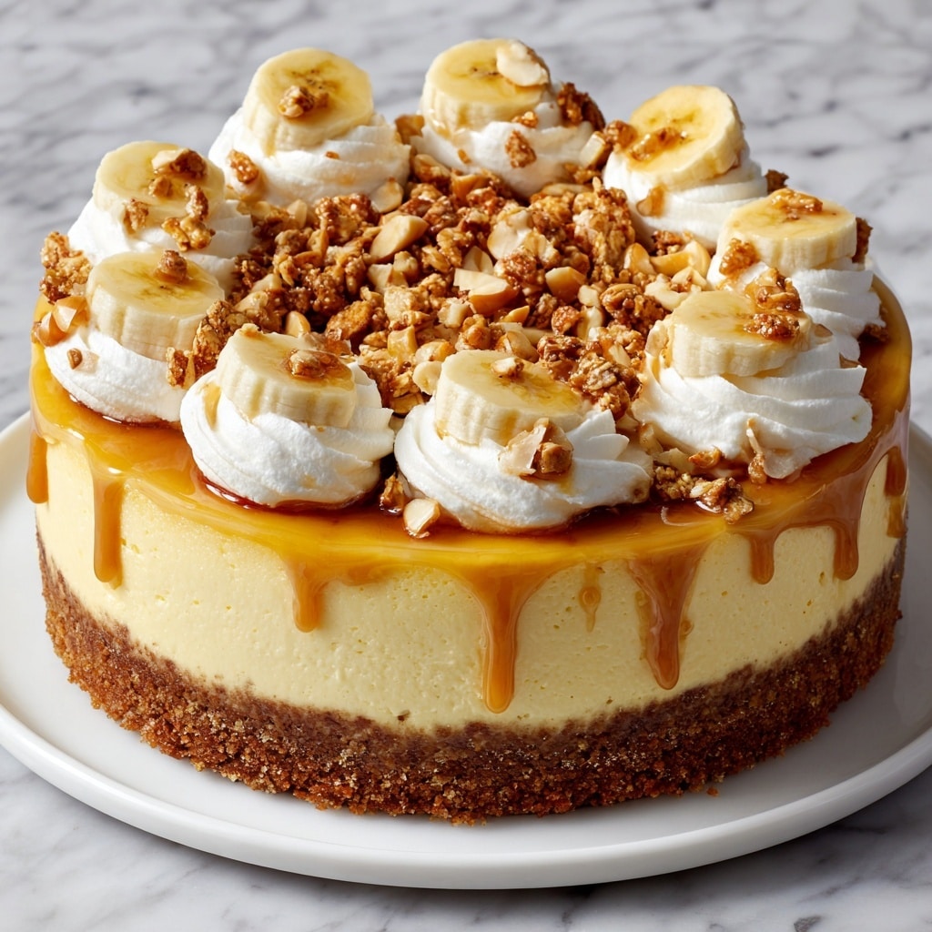 No Bake Banana Pudding Cheesecake Recipe - Recipe Image
