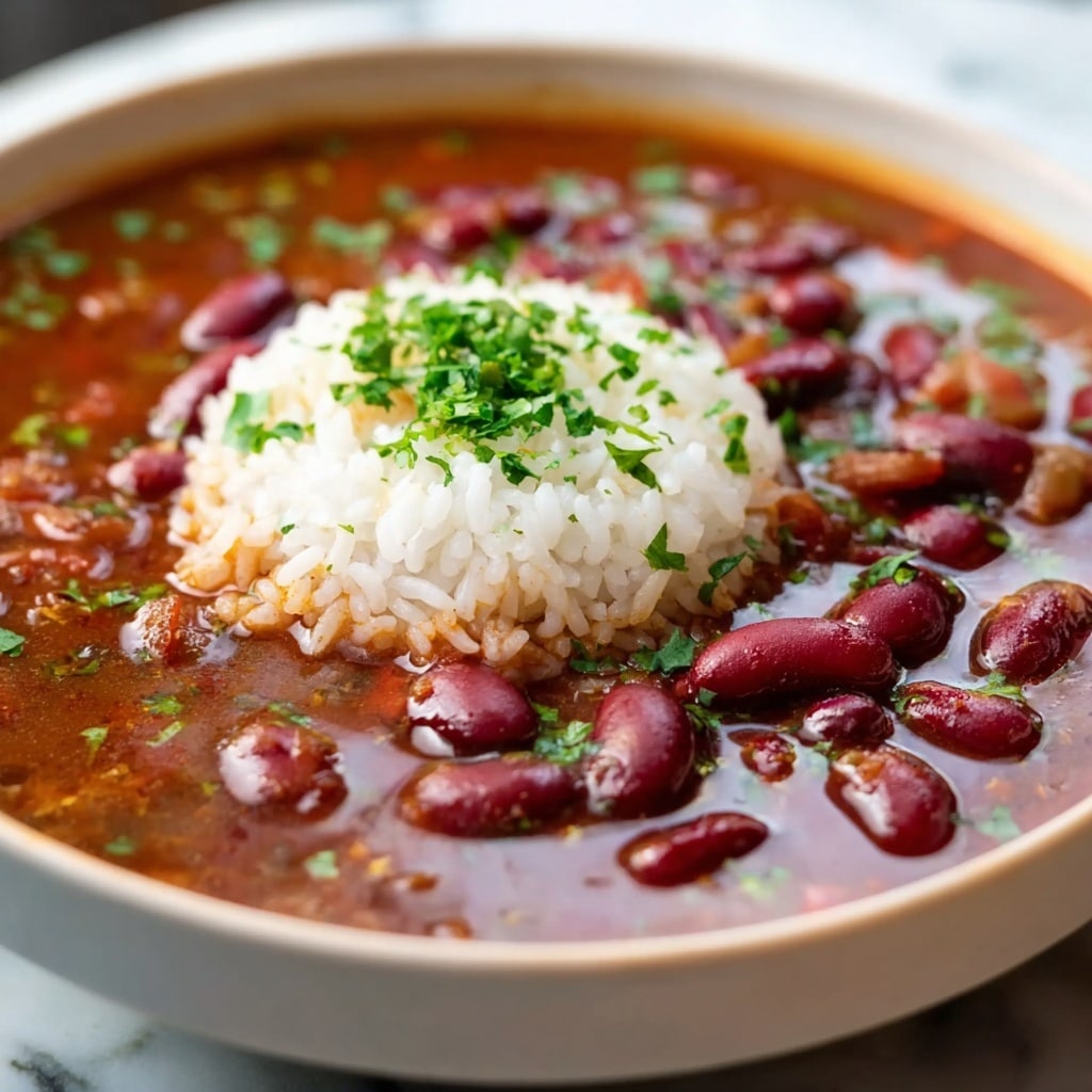 Louisiana Red Beans and Rice Recipe - Recipe Image